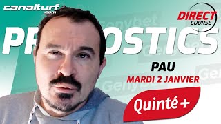 Pronostic Quinté et des courses PMU du Mardi 2 janvier 2024  En partenariat avec GenybetTurf [upl. by Ailaza567]