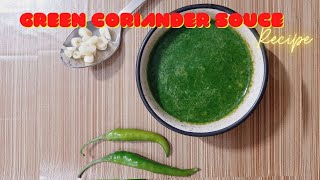 Green coriander sauce  Hara Dhaniya Chatney Recipe shorts [upl. by Stoneham]