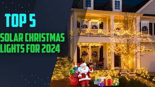 Best solar christmas lights 2024  solar lights  christmas lights  Solar Christmas lights  2024 [upl. by Neveda]