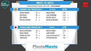 Mudgeeraba Premier Div 2 v Runaway Bay Premier Div 2 [upl. by Dauf40]