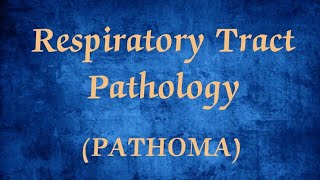 PATHOMA RESPIRATORY TRACT PATHOLOGY 3  Chronic Obstructive Pulmonary Disease 1 [upl. by Naihr]