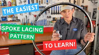 How To Build Radial Spoked Bike Wheels bikerepair [upl. by Itoc]