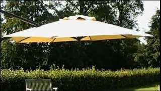 Cantilever Garden Parasol  Easy to Use with Intsant Shade [upl. by Parcel787]