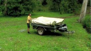 Gordigear Savannah  One Person Camper Trailer Tent Setup [upl. by Cordey]