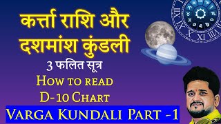 D10 Chart Analysis दशमांश कुंडली फलादेश Dashmansh kundali kaise dekhe Rashi in D10 [upl. by Ripley]