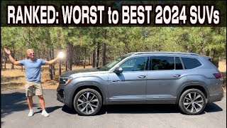 Ranking the Worst to Best 2024 Midsize SUVs [upl. by Moffat857]