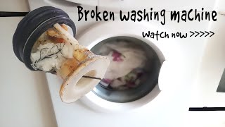 Fix the washing machine The most common fault clogged filter or pump [upl. by Nalyak]