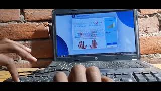 typing speed 30wpm santosh video computer typing tyshorts [upl. by Dove]