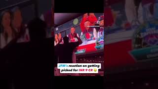 Jake Fraser reaction on getting picked for 9 crore IPL auction 2025 [upl. by Micheal]