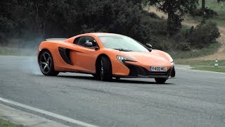 McLaren 650S Track Driving Sliding amp Tech Interview  Chris Harris On Cars [upl. by Ginder]