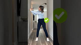 Hallway Drill for More Power golf golfswing golftips [upl. by Leifer]