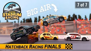 Hatchback Tournament 7 of 7 BIG AIR Diecast Racing [upl. by Notneiuq]