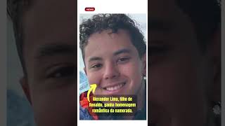 Alexander Lima filho de Ronaldo ganha homenagem romântica da namorada [upl. by Warde41]