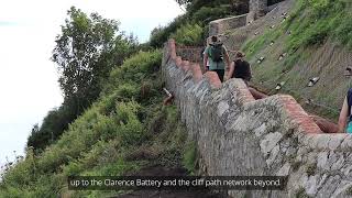 The reopening of the steps from La Vallette to Clarence Battery [upl. by Beaver]