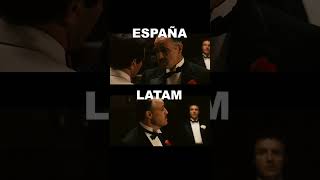 El Padrino Escenas Épicas ¿Doblaje de España vs Latinoamérica queprefieres chooseone [upl. by Suhpoelc]