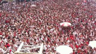 Biggest flash mob ever in Bayonne France [upl. by Annauqal815]