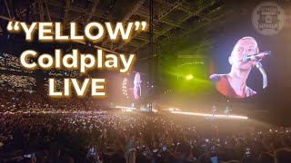 Yellow by Coldplay live in concert Metro Manila Philippines 2024 [upl. by Ibmab]