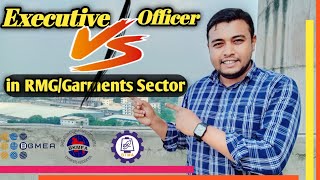 Executive vs Officer  Garment Solution bd  Garments jobs in Bangladesh [upl. by Manoff321]