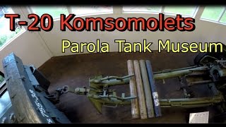 T20 Komsomolets Artillery TractorRussian Armoured Parola Tank Museum [upl. by Yseulta]