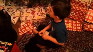 The kids open their Christmas presents [upl. by Rebel]