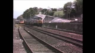 Marsh Road Mostyn Railway Scenes May 1987 [upl. by Bandeen]