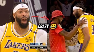 quotAnthony Davis Hits Clutch 3 and Has Words for Tee Morant 😂  Lakers vs Grizzlies Dramaquot [upl. by Llegna577]