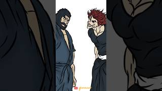 Yujiro VS Kuroki  Strongest in Baki Hanma VS Strongest in Kengan Ashura [upl. by Aranahs]