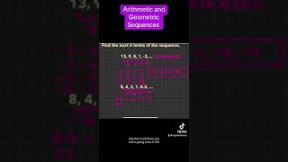 Arithmetic and Geometric Sequences [upl. by Rimola]