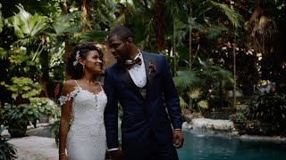 A Tropical FloralFilled Wedding in Florida  Martha Stewart Weddings [upl. by Aieka431]