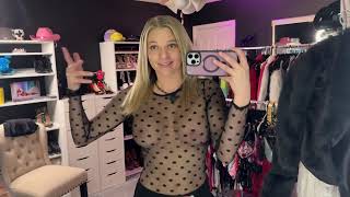 Try on Haul See Through Fashion [upl. by Donnamarie575]