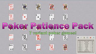 Poker Patience Pack Windows game 1998 [upl. by Unhsiv]