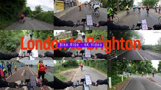 Cycling the BHF London to Brighton Charity Bike Ride  Whats it like What to expect  4K Video [upl. by Crist744]