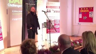 Actor Stephen Graham speaks at Lord Derby Academy assembly [upl. by Aubrie621]