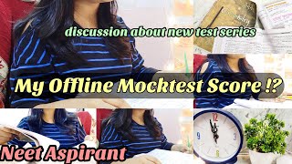 My Allen Offline Mocktest Score 🤔⁉️Neet 2024 Study Vlog 📚neet2024studyvlogneet [upl. by Oilenroc]