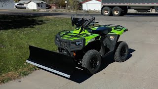 2022 Arctic Cat Alterra 600 ATV with Snow Plow [upl. by Wandis]