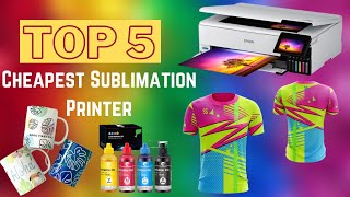 Top 5 Cheapest Sublimation Printer [upl. by Nylad217]