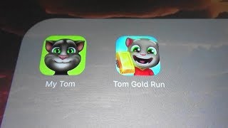 My Talking Tom Vs Tom Gold Run [upl. by Anirtap]