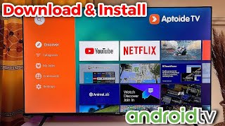 How to Install Aptoide TV on Android TV [upl. by Nrubloc]