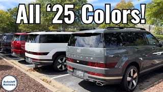 All 2025 Hyundai Santa Fe Colors  All 11 Together [upl. by Hole]