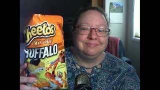 Food Tasting Buffalo Cheetos Churro Flipz Pretzels Octopus Gummies amp a Surprise at the End [upl. by Rossy303]