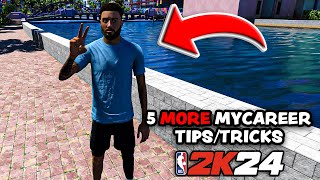 TOP My Career Tips amp Tricks For Beginners  NBA 2K24 [upl. by Yung]