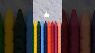 PLASTIC CRAYONS vs OIL PASTELS 😱😍 Which colour is the best trending challenge drawing shorts [upl. by Nlyak]