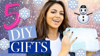 5 Holiday DIY Christmas Gifts  Bethany Mota [upl. by Atekehs146]