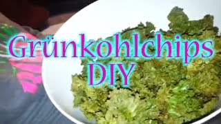 GRÜNKOHLCHIPS DIY GESUNDER SNACK  einfach selber machen Rezept Grünkohlchips 2015 [upl. by Arahset]