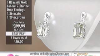 14K Gold 6x4mm Zultanite Earrings at The Shopping Channel 458573 [upl. by Aleck]