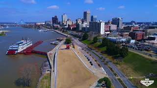 March 13 2018 High Flood Stage MS River Memphis TN [upl. by Leeda]