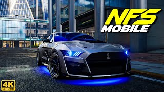 Need For Speed Mobile Mustang GT500 Multiplayer Race Gameplay MaxGraphics 4k [upl. by Haily]