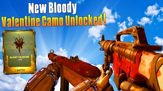 NEW BLOODY VALENTINE CAMO UNLOCKED New BO3 Bloody Valentine Camo Gameplay  MatMicMar [upl. by Neff]