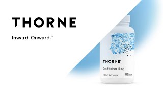 Zinc Picolinate Supplement  Thorne [upl. by Caesar219]