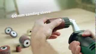 Features of The Bosch PRR 250 ES Sanding Roller [upl. by Jonathon974]